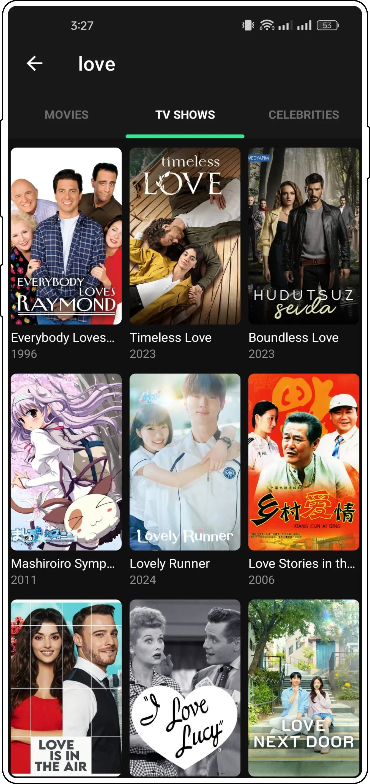 Easycine Android App subtitles and audio settings